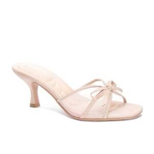 NEW CHINESE LAUNDRY women's jump up mesh heels in nude
